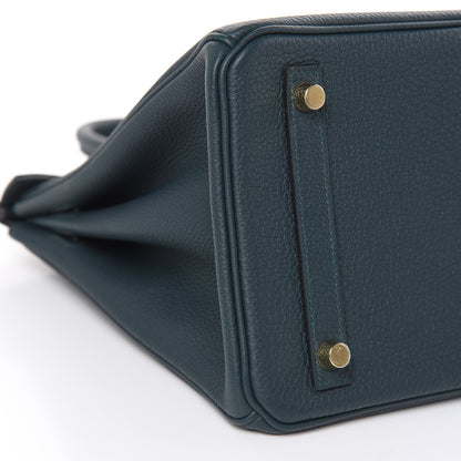 Hermes Togo Birkin 30 Vert Cypress 27 of 30