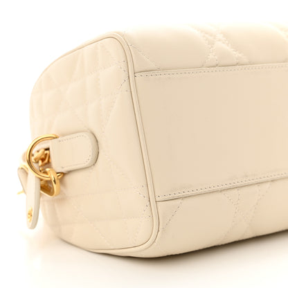 Christian Dior Calfskin Macrocannage Groove 20 Bag Dusty Ivory 9 of 13