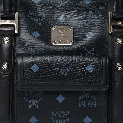 MCM Visetos Boston Bag Black 7 of 13