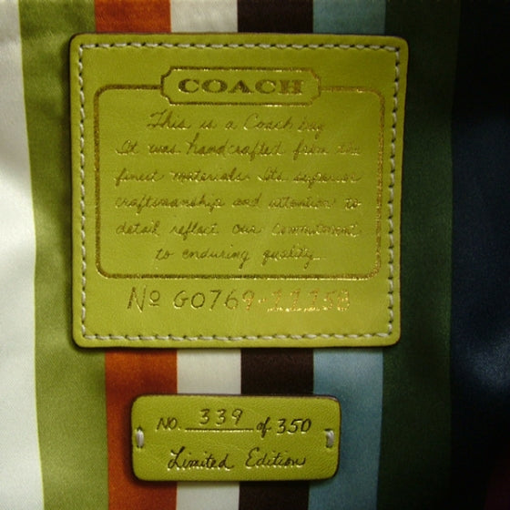 COACHLeatherLegacyEllieLimeGreen11158