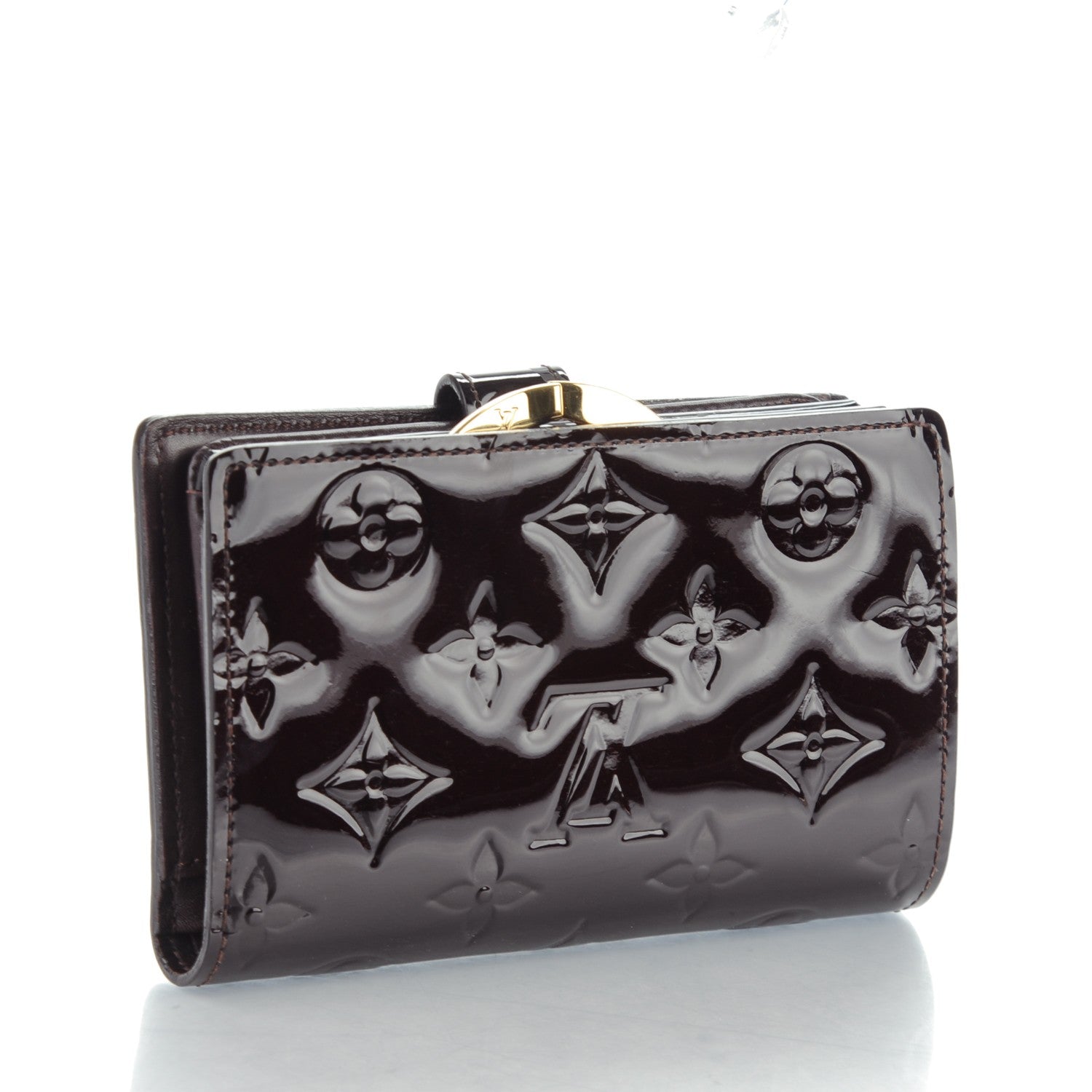Louis Vuitton Vernis French Purse Wallet Amarante 3 of 6