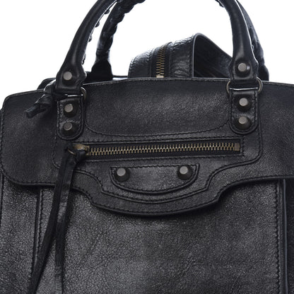Balenciaga Agneau Classic Hardware Zip Traveler Backpack Black 11 of 11
