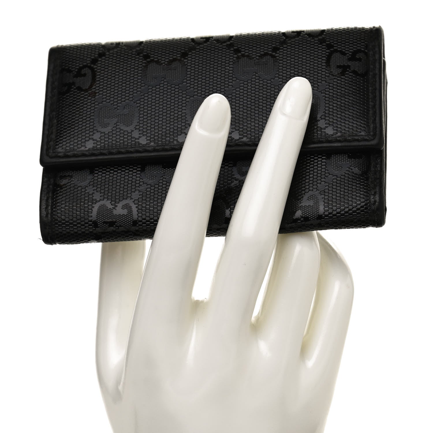 Gucci Imprime Monogram 6 Key Case Black 3 of 18