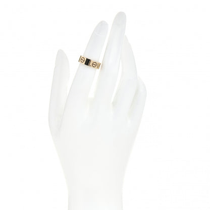 Cartier 18K Yellow Gold 5.5mm Engraved LOVE Ring 48 4.5 2 of 5