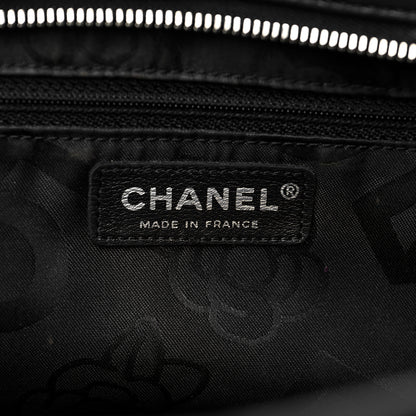 Chanel Lambskin Vertical Quilted Mademoiselle Satchel Black 6 of 13
