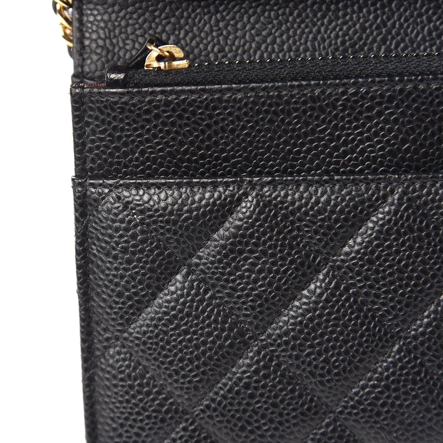 Chanel Caviar Quilted Wallet On Chain WOC Black 13 of 15