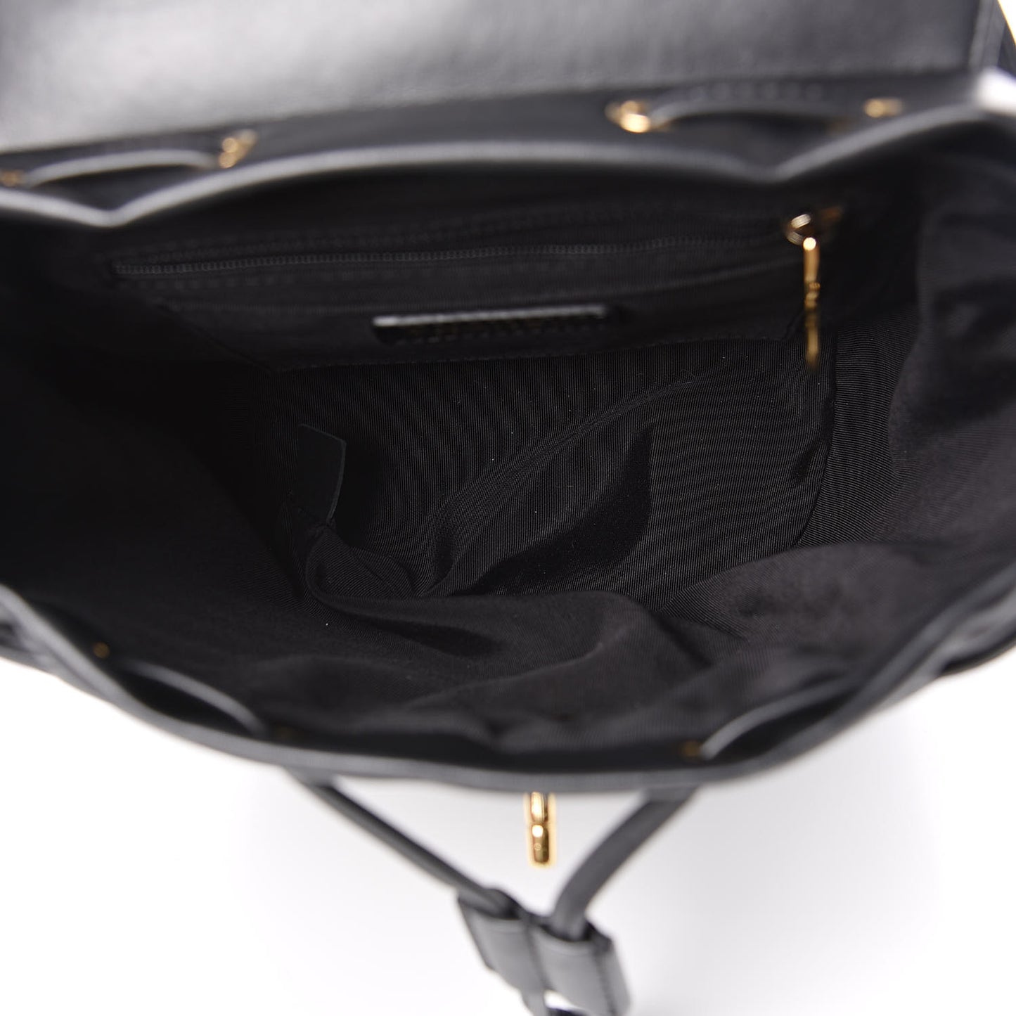 Calfskin Chevron Quilted Small Urban Spirit Backpack Black