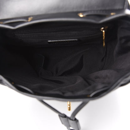 Chanel Calfskin Chevron Quilted Small Urban Spirit Backpack Black 5 of 11