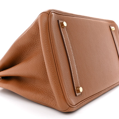 Hermes Togo Birkin 35 Gold 8 of 10