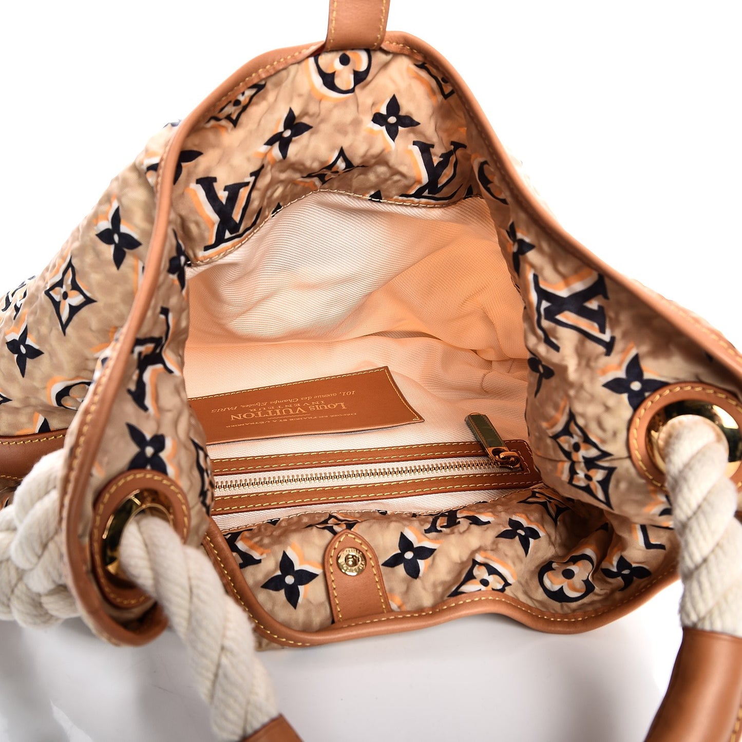 Canvas Monogram Cruise Bulles MM Natural