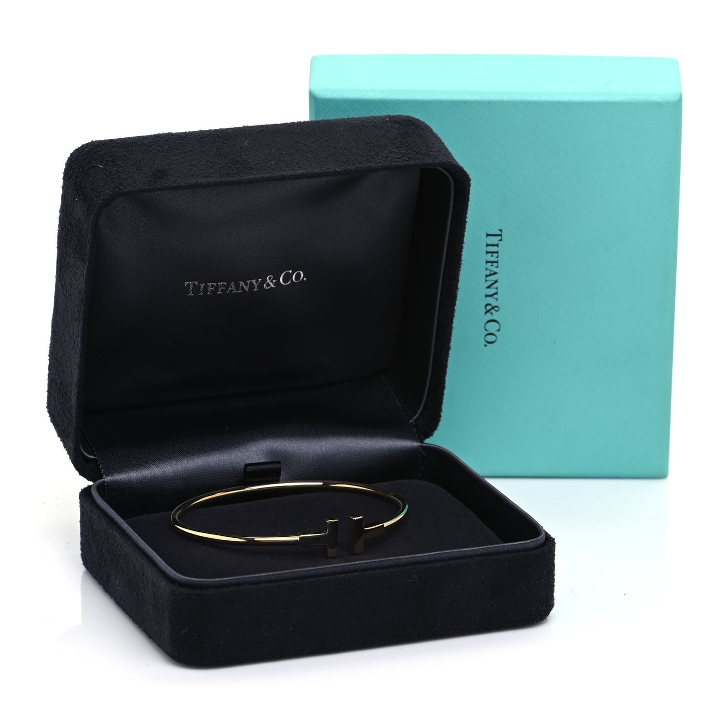 18K Yellow Gold T Wire Bracelet