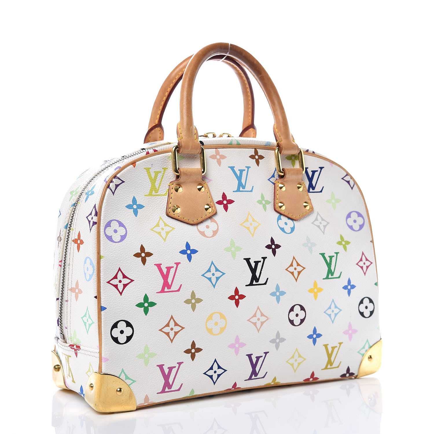 Louis Vuitton Monogram Multicolor Trouville White 3 of 19