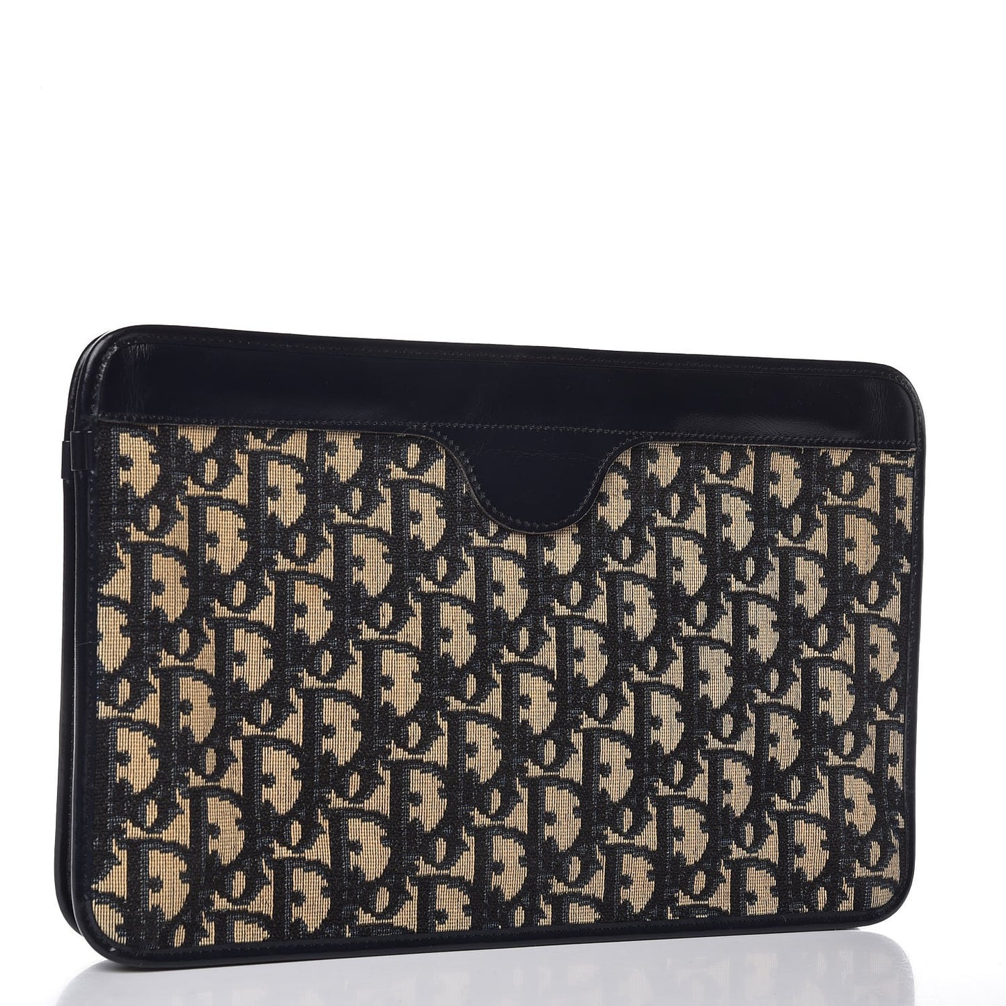 Monogram Clutch Navy Blue