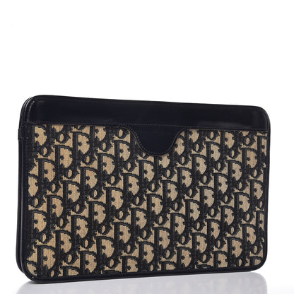 Christian Dior Monogram Clutch Navy Blue 3 of 7
