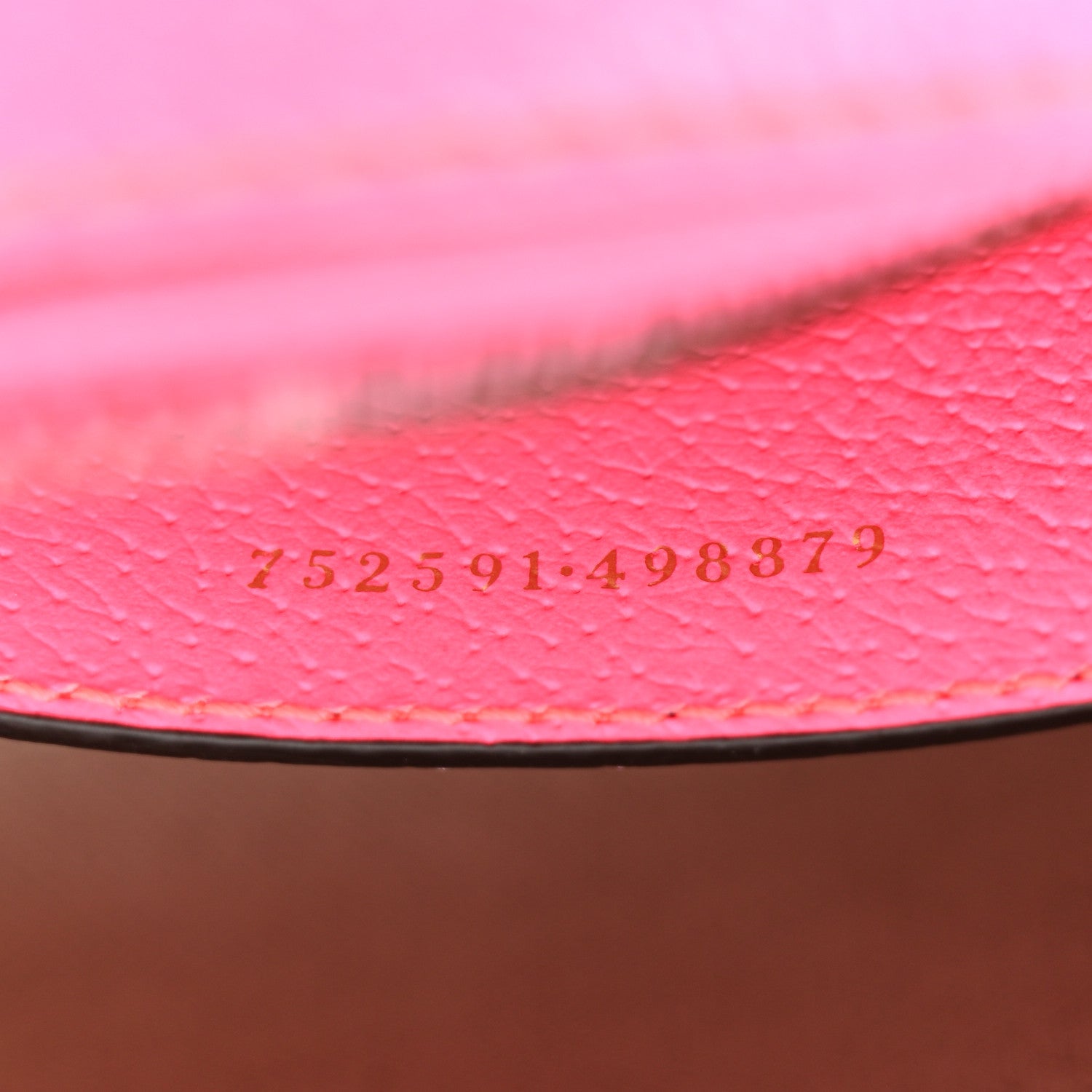 Gucci GG Supreme Monogram Textured Dollar Calfskin Web Ophidia Small Crossbody Bag Beige Ebony Fuchsia 7 of 11