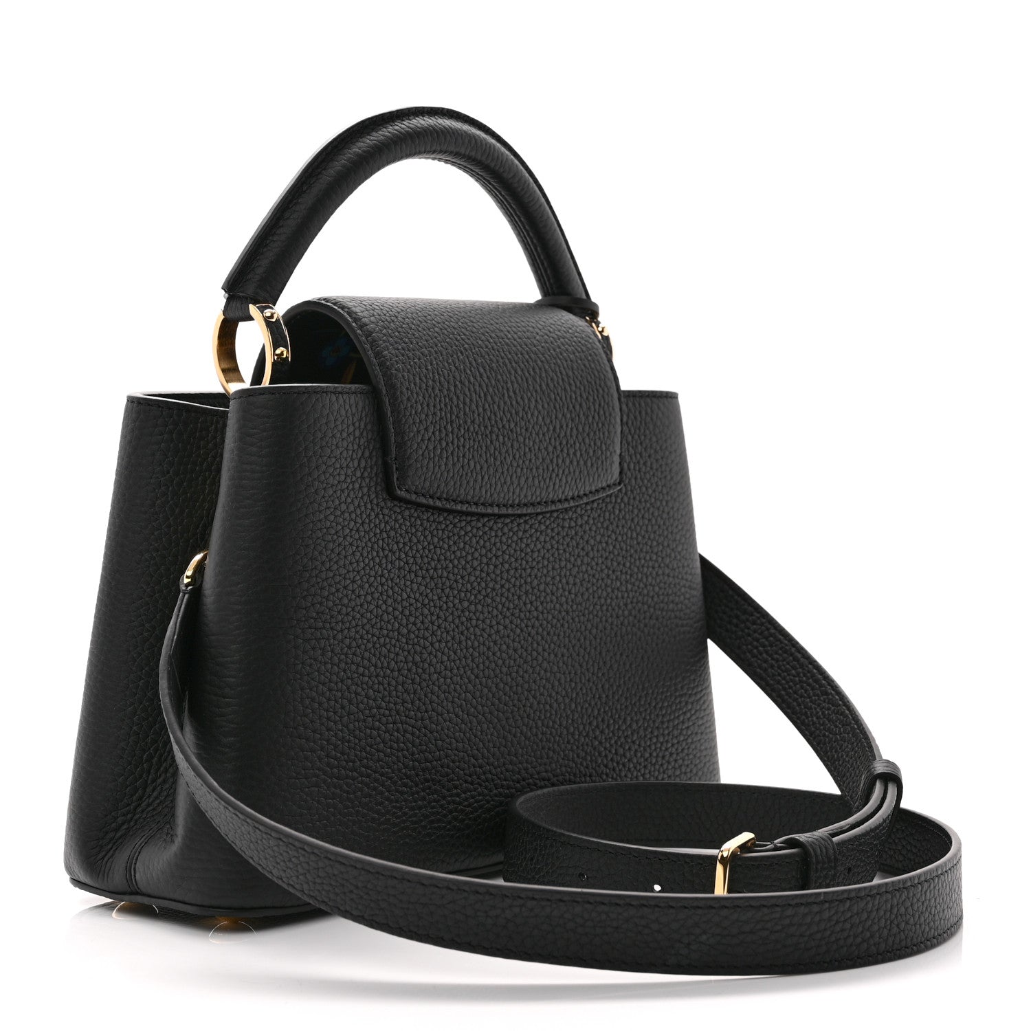Louis Vuitton LV X TM Taurillon Superflat Capucines BB Black 2 of 9