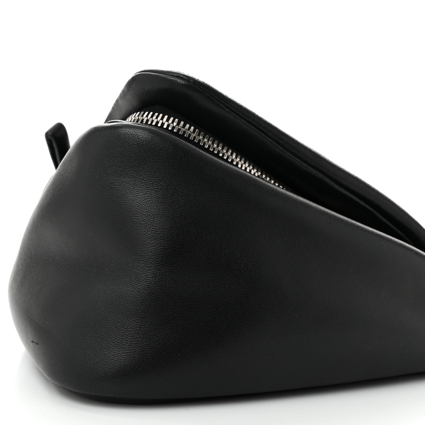 Nappa Padded Signaux Triangle Crossbody Black