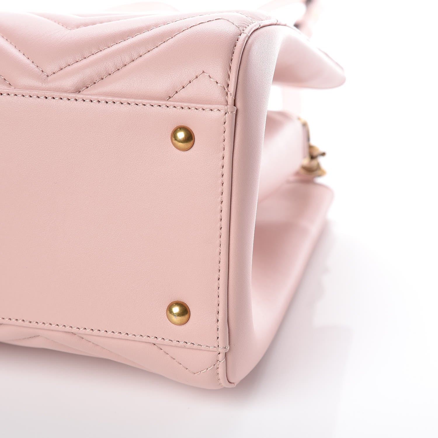 Gucci Calfskin Matelasse Small GG Marmont Tote Perfect Pink 6 of 9