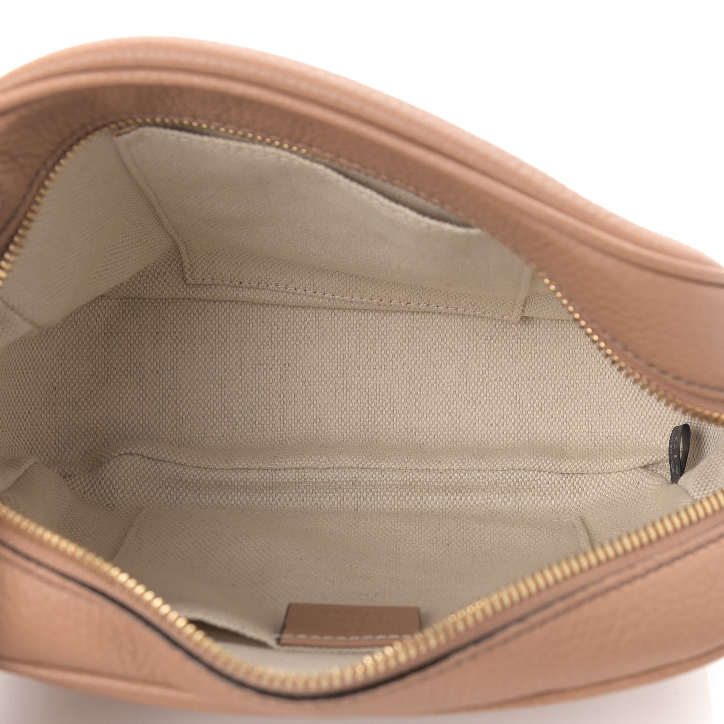Pebbled Calfskin Small Soho Disco Bag Camelia