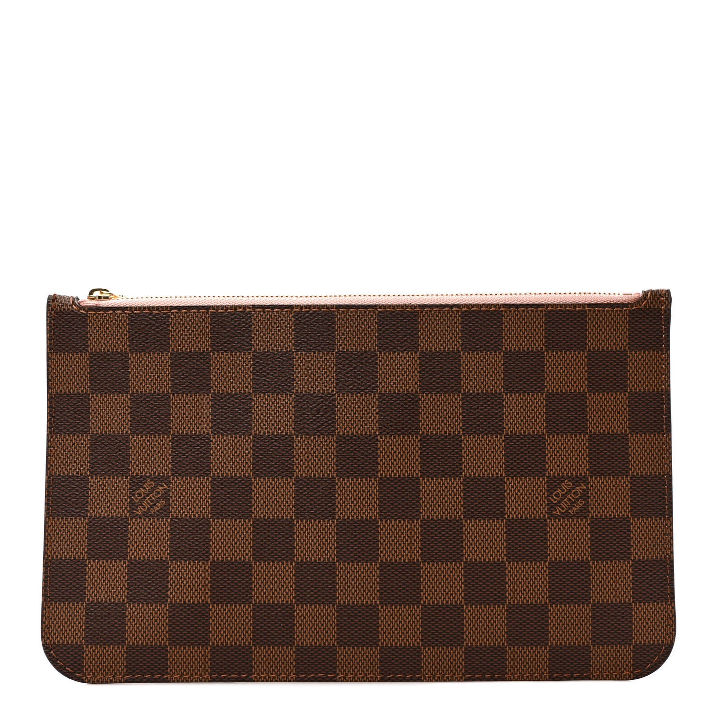 Damier Ebene Neverfull MM GM Pochette Rose Ballerine