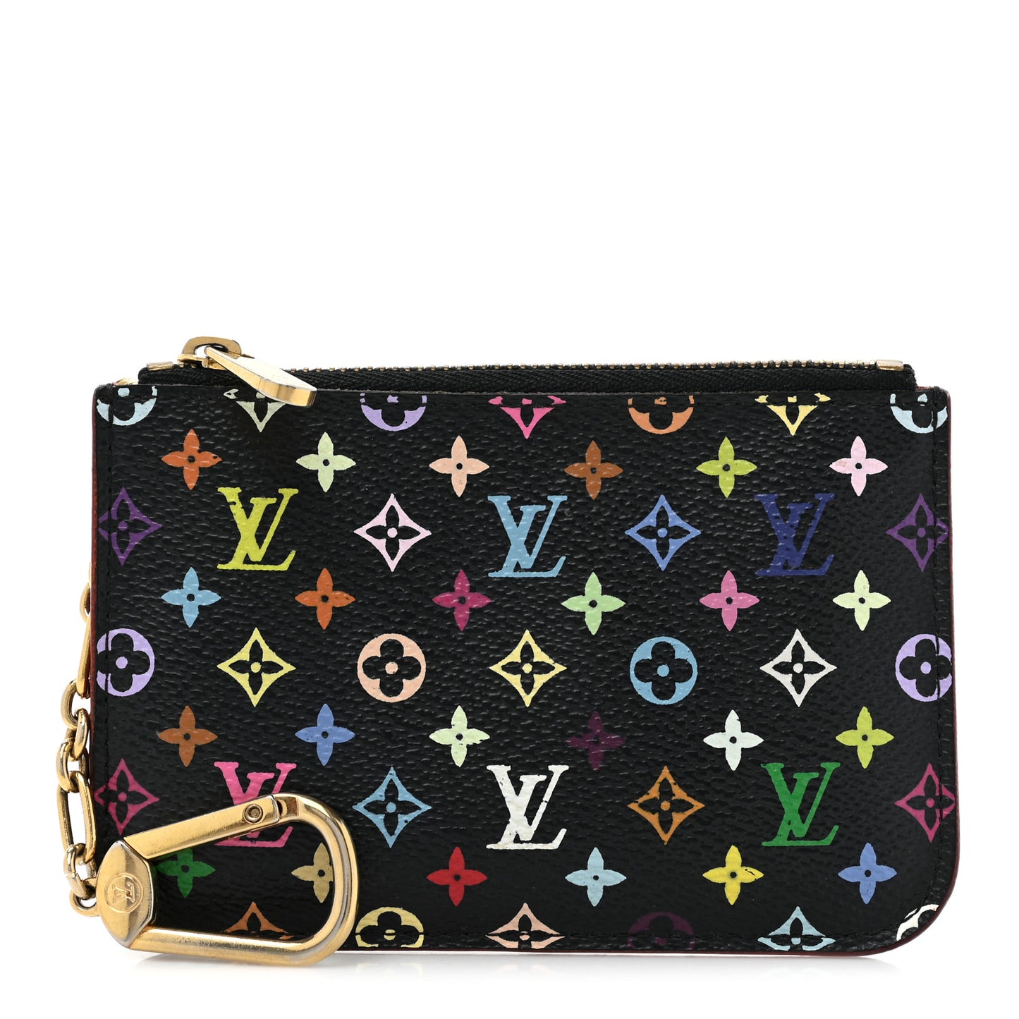 Monogram Multicolor Key Pouch Black Grenade