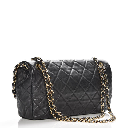 Chanel Calfskin Quilted Medium Chain Me Flap Black 3 of 8
