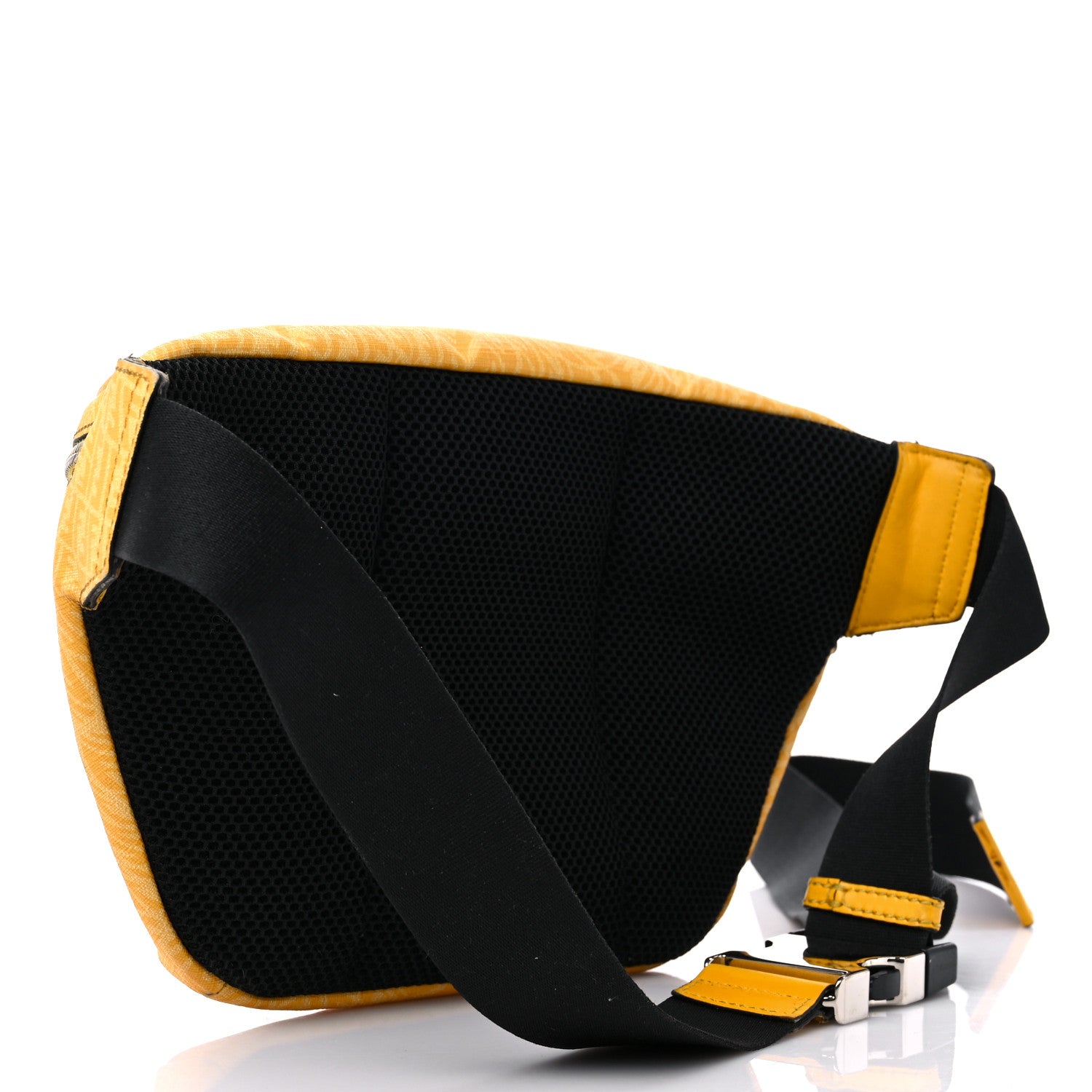 Fendi X SARAH COLEMAN Glazed Fabric Vitello Grace Light Micro FF Vertigo Belt Bag Mimosa 3 of 12
