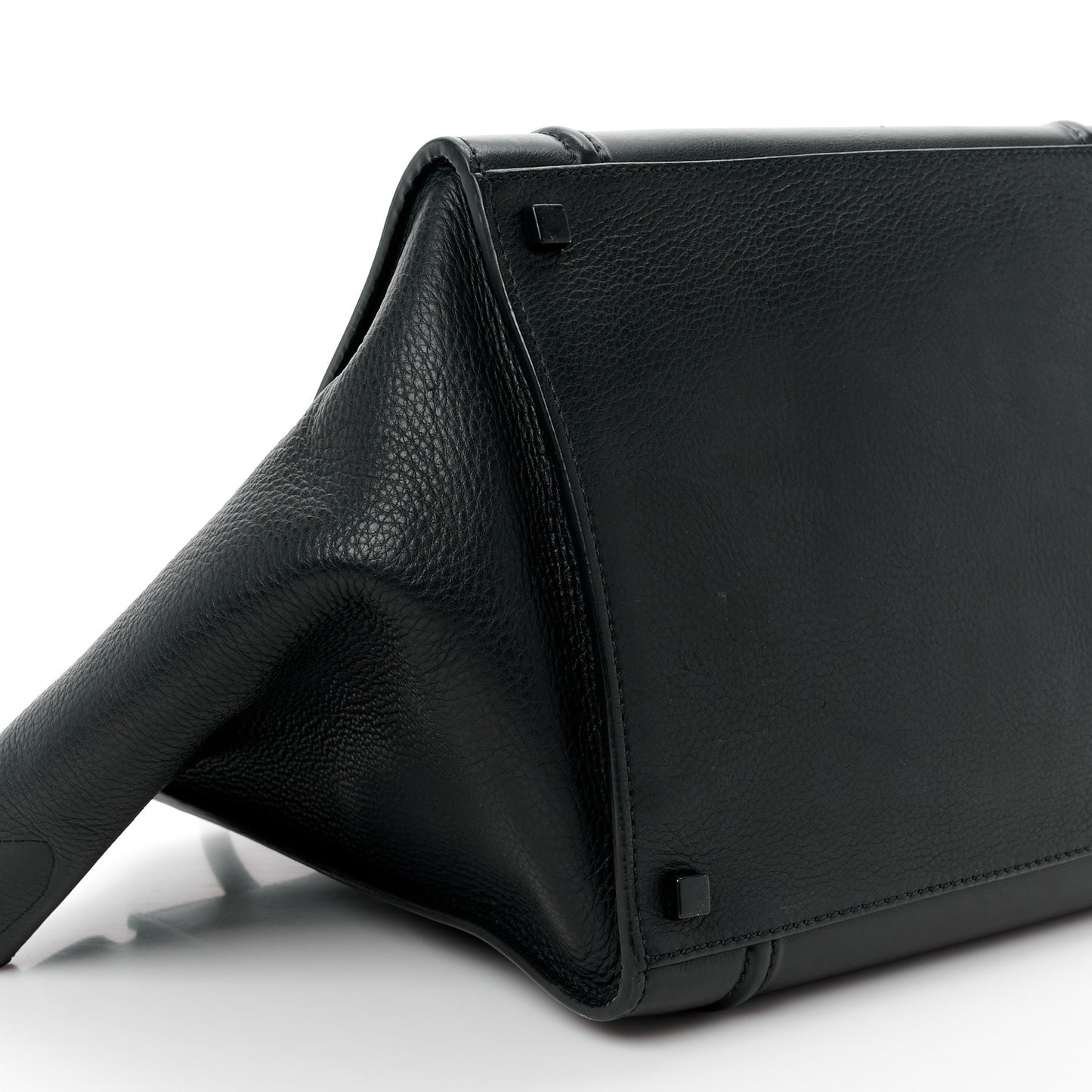 Smooth Calfskin Medium Phantom Luggage Black