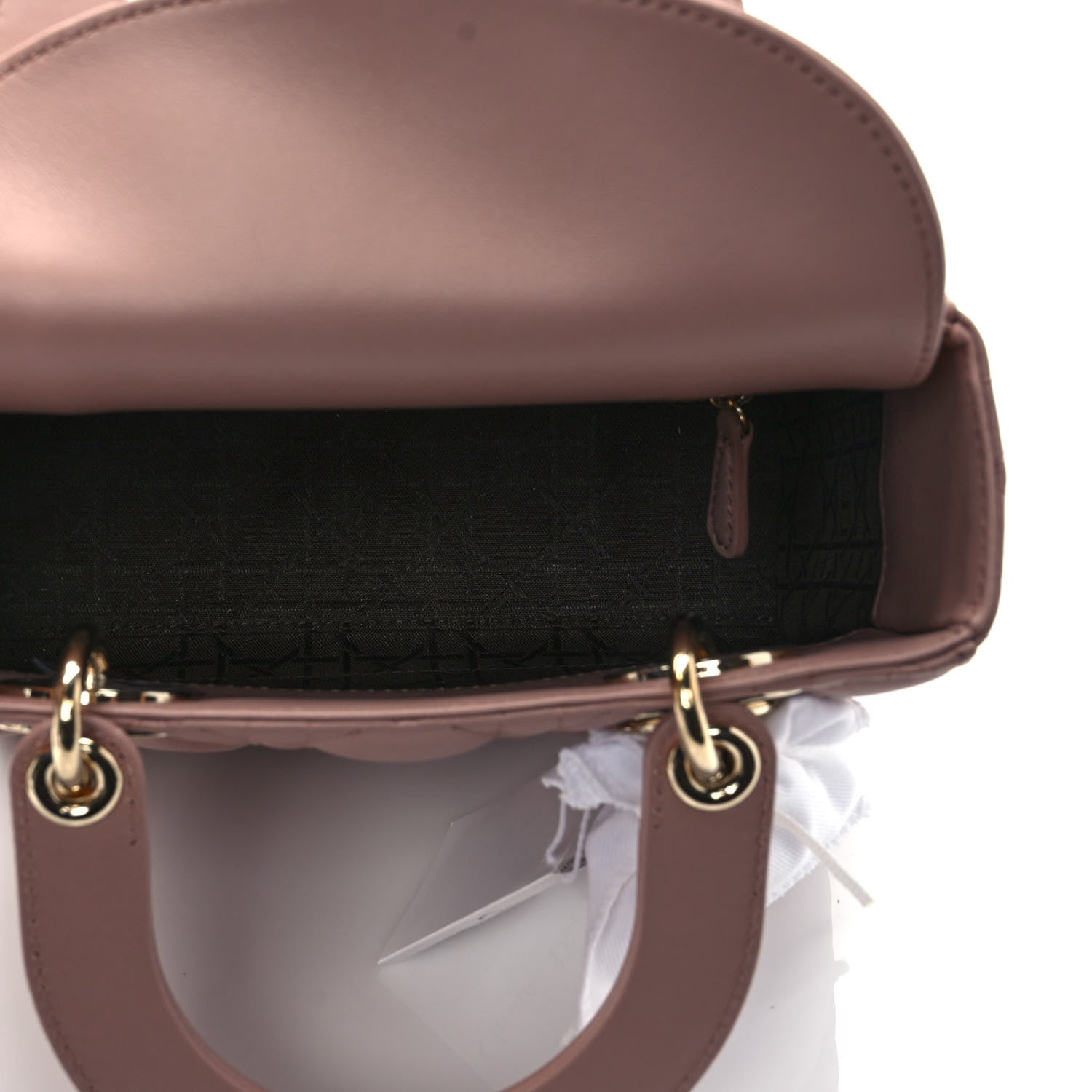 Christian Dior Lambskin Cannage Small My ABCDior Lady Dior Fard 5 of 8