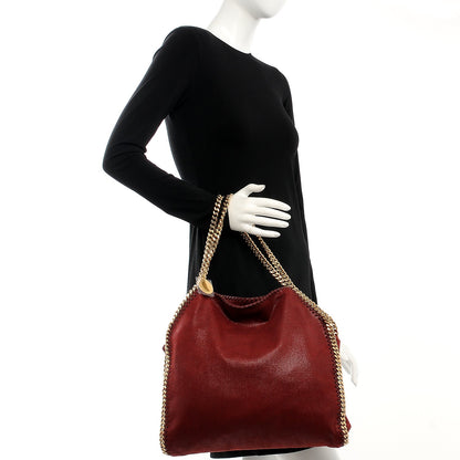 Stella McCartney Shaggy Deer Small Falabella Tote Ruby 2 of 8
