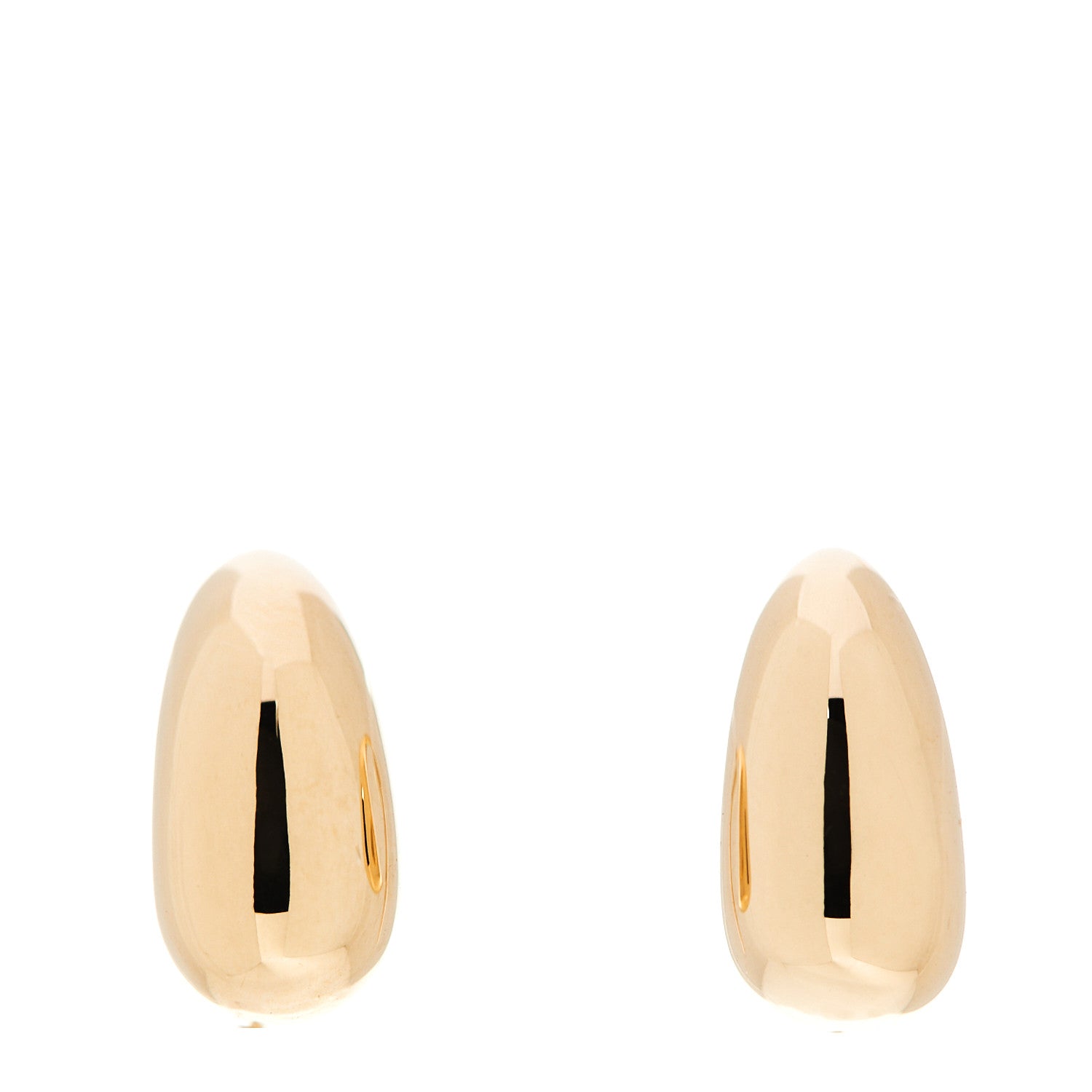 David Yurman 18K Yellow Gold 15mm Pure Form Earrings 1 of 4