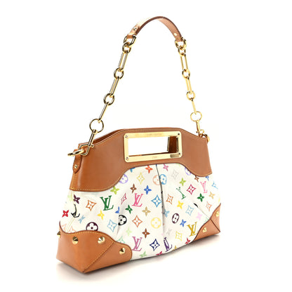 Louis Vuitton Monogram Multicolor Judy MM White 3 of 8