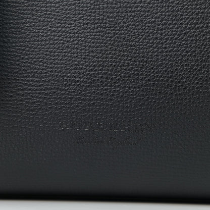 Burberry Grainy Calfskin Haymarket Check Medium Reversible Tote Black 10 of 10