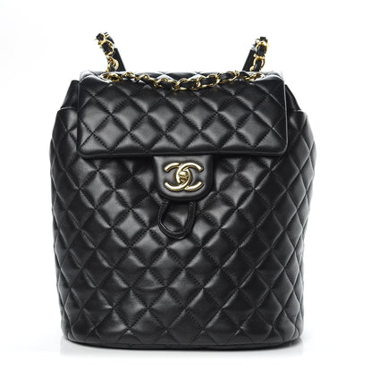 Chanel Lambskin Quilted Small Urban Spirit Backpack Black 1 of 12