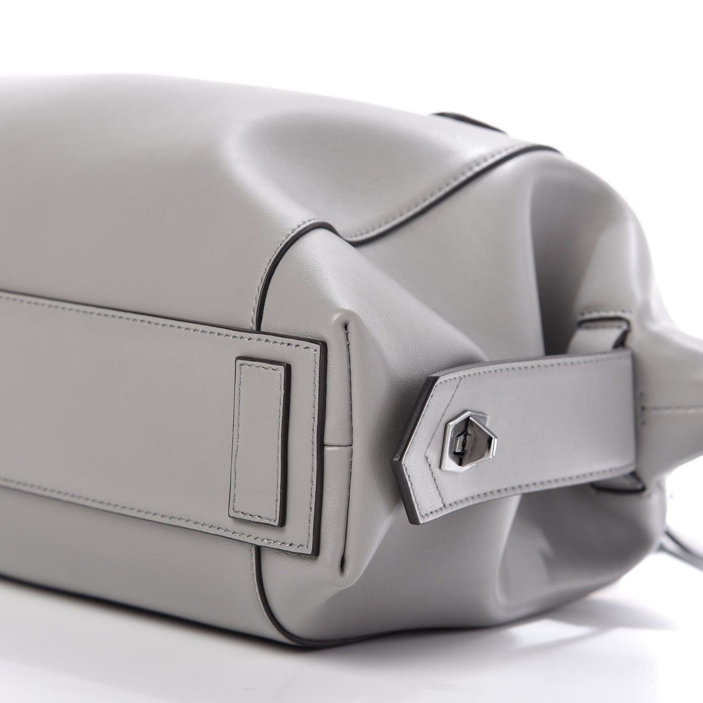 Calfskin Small Soft Antigona Pearl Grey