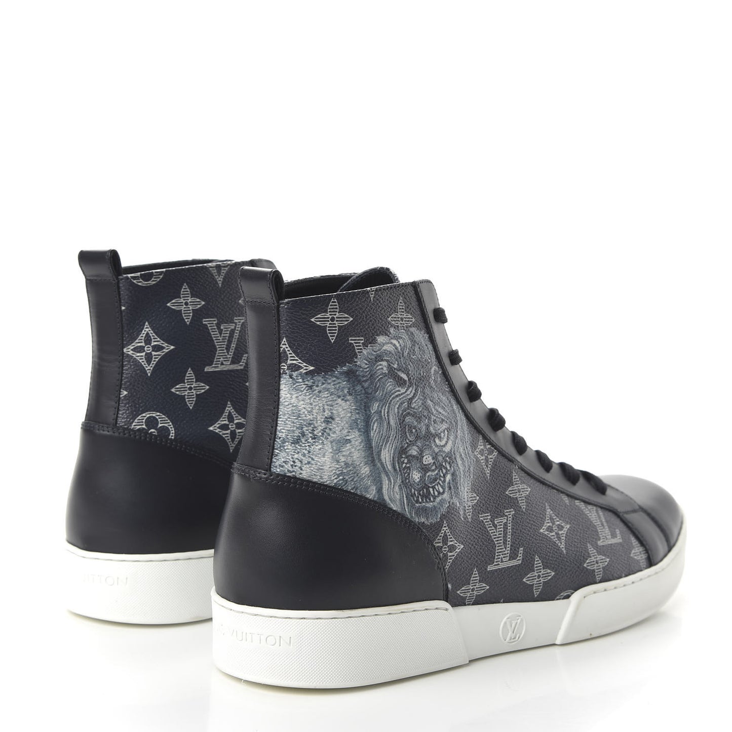 Savane Monogram Chapman Lion Sneakers 11 Encre