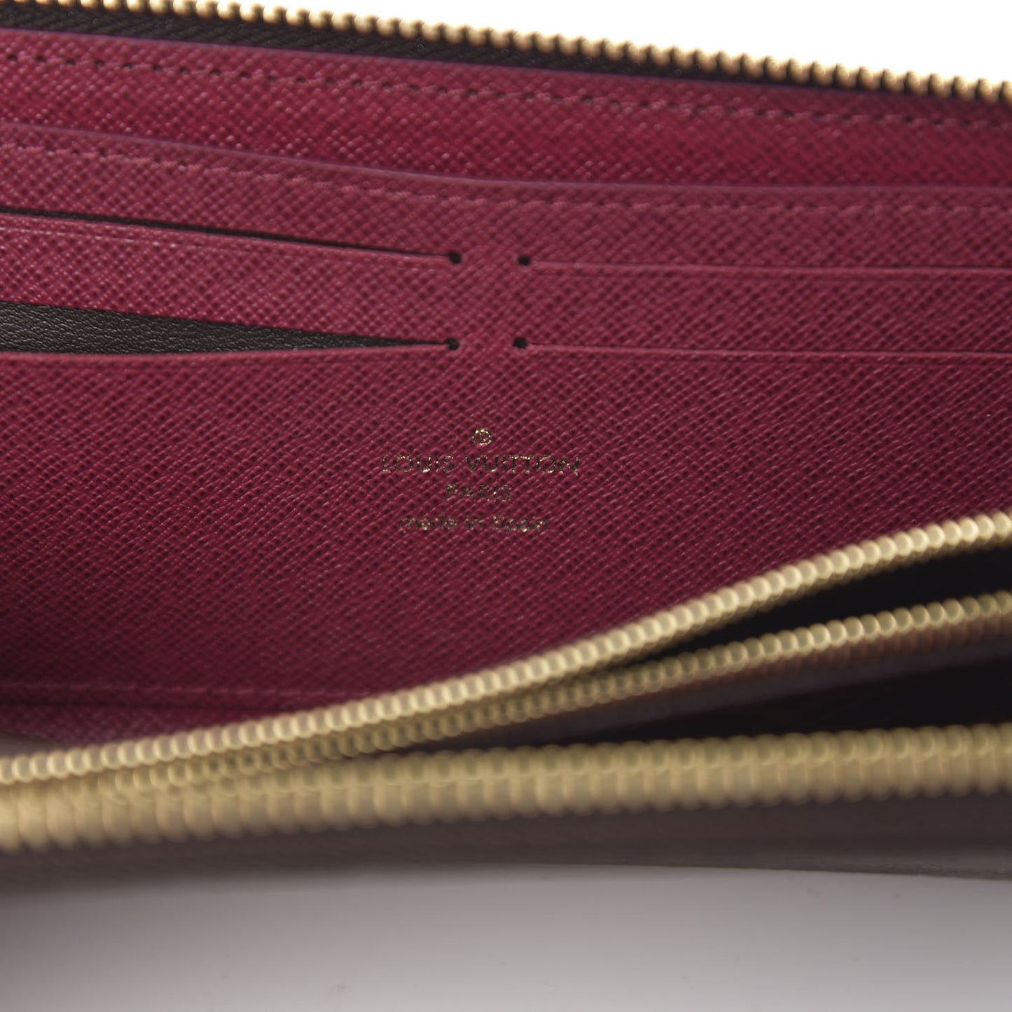 Monogram Clemence Wallet Fuchsia