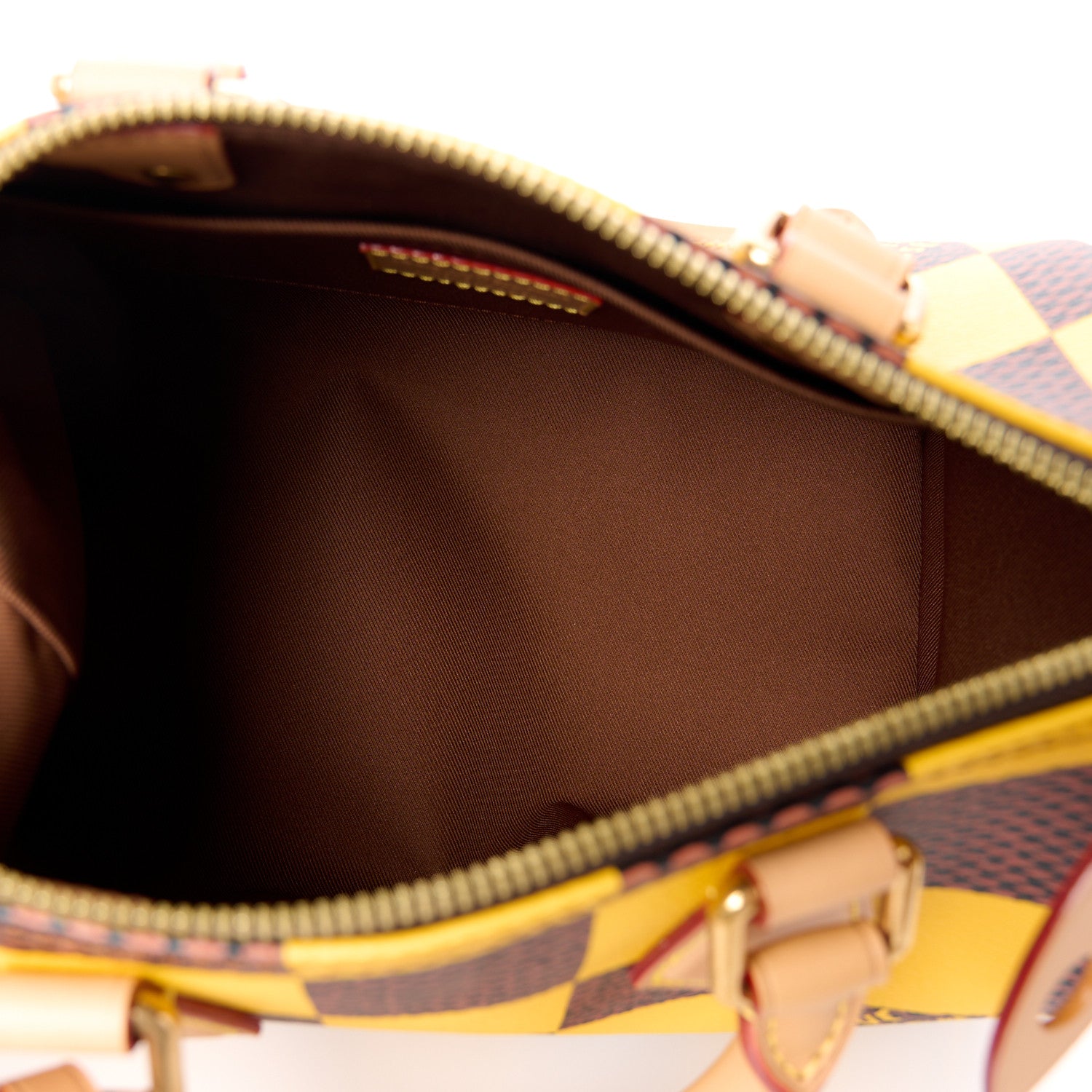 Louis Vuitton Damier Pop Speedy Bandouliere 25 Jaune Mat 5 of 15