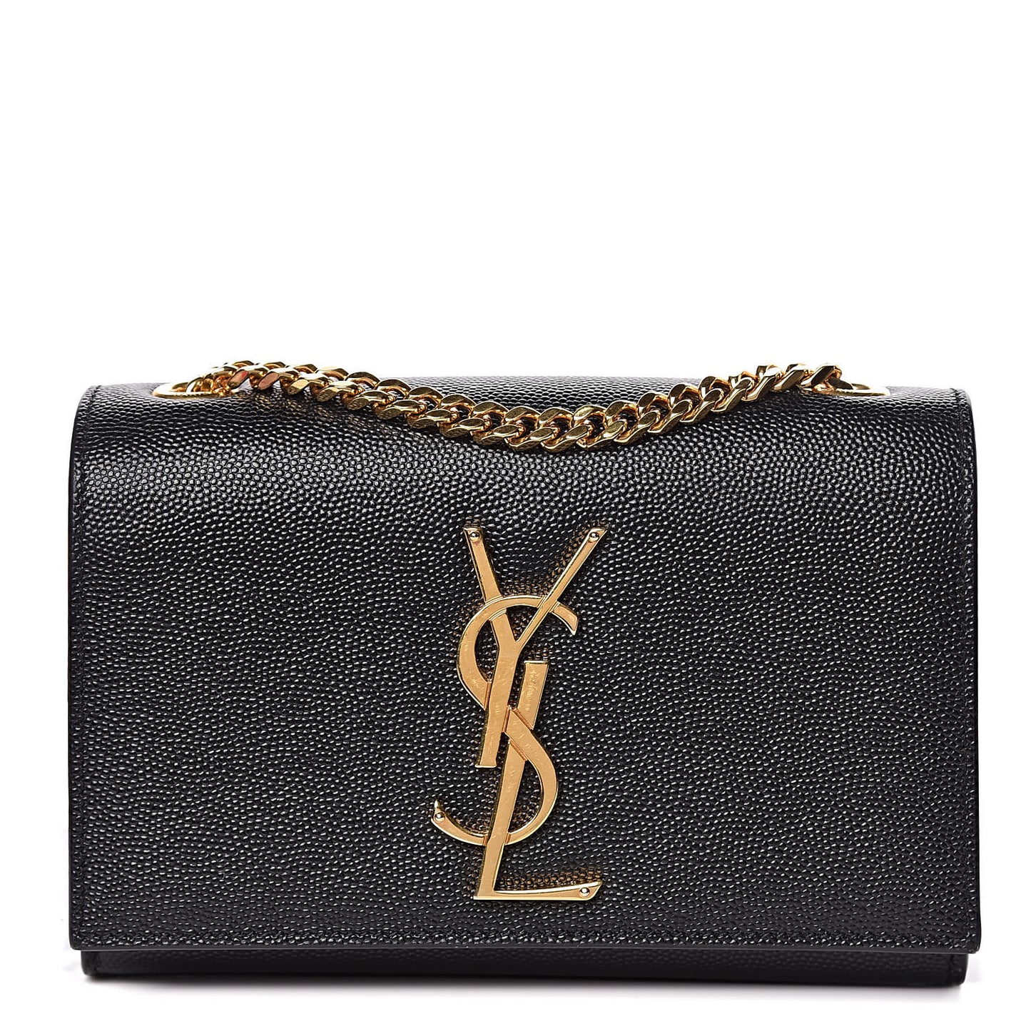 Grain De Poudre Small Monogram Kate Satchel Black
