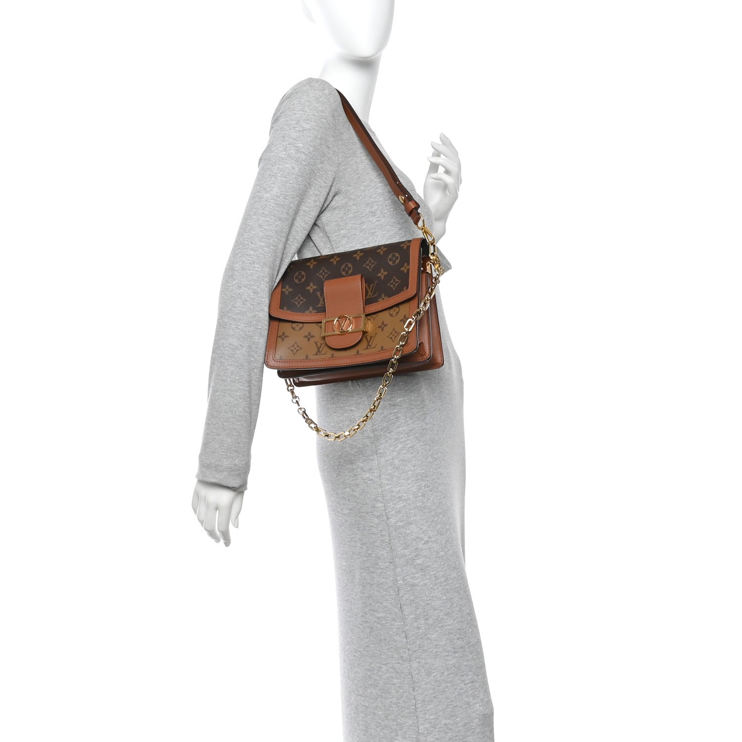 Louis Vuitton Reverse Monogram Dauphine MM 2 of 11