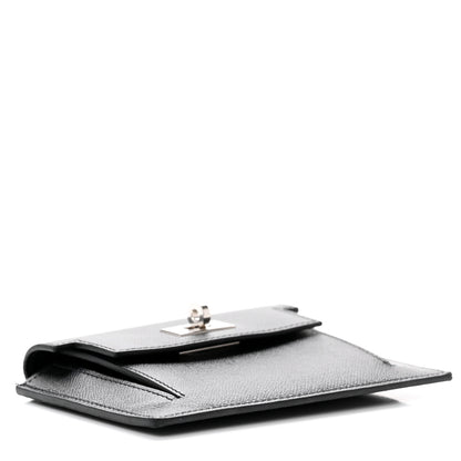 Hermes Epsom Kelly Pocket Compact Wallet Black 4 of 7
