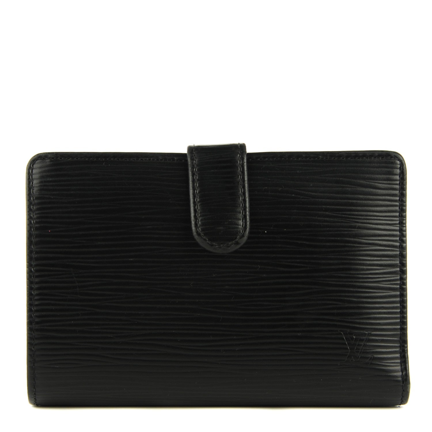 Louis Vuitton Epi French Purse Wallet Black 1 of 8