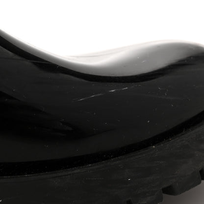 Louis Vuitton Rubber Embossed Monogram Splash Rain Short Boots 39 Black 8 of 9