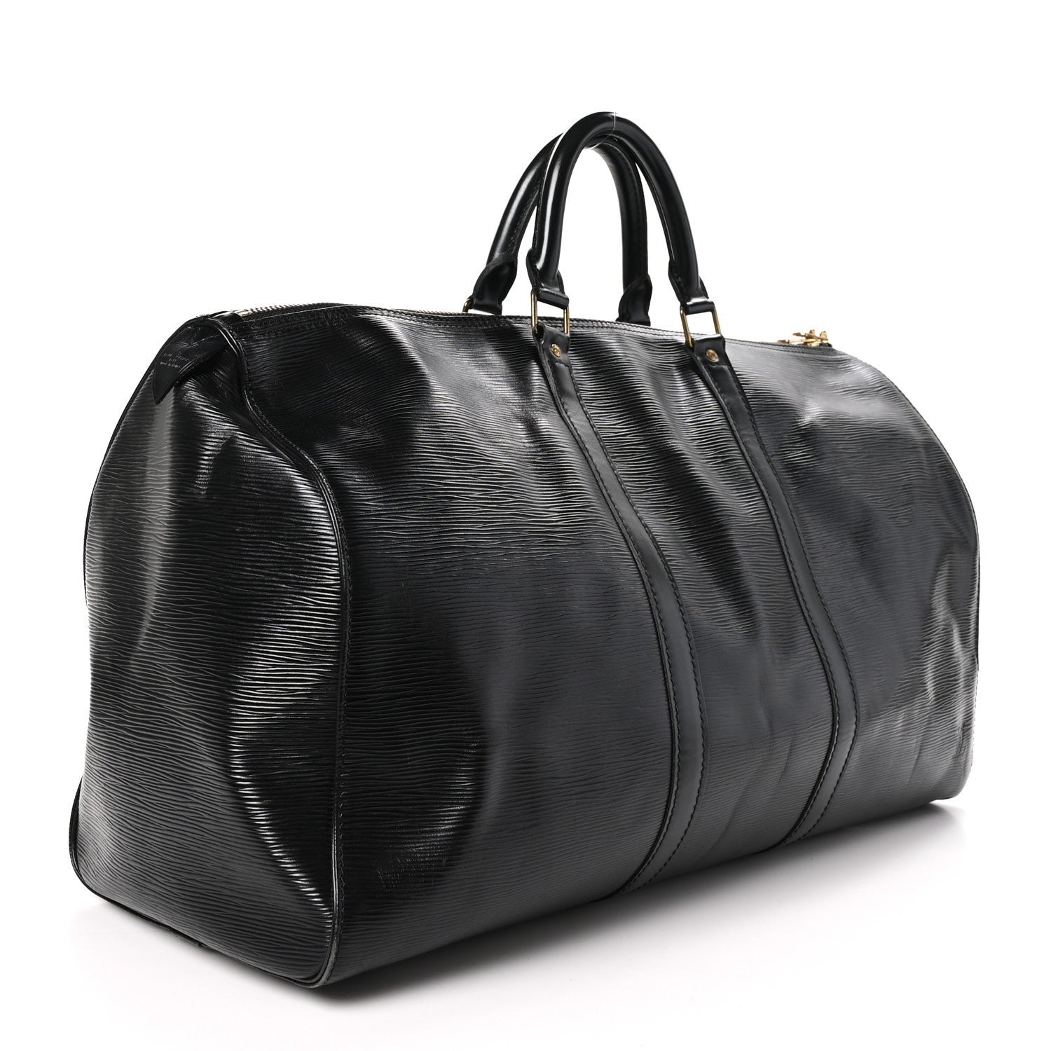 Louis Vuitton Epi Keepall 50 Black 2 of 12