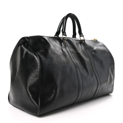 Louis Vuitton Epi Keepall 50 Black 2 of 12