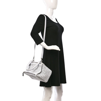 Givenchy Lambskin Perforated Small Pandora Ivory 2 of 11