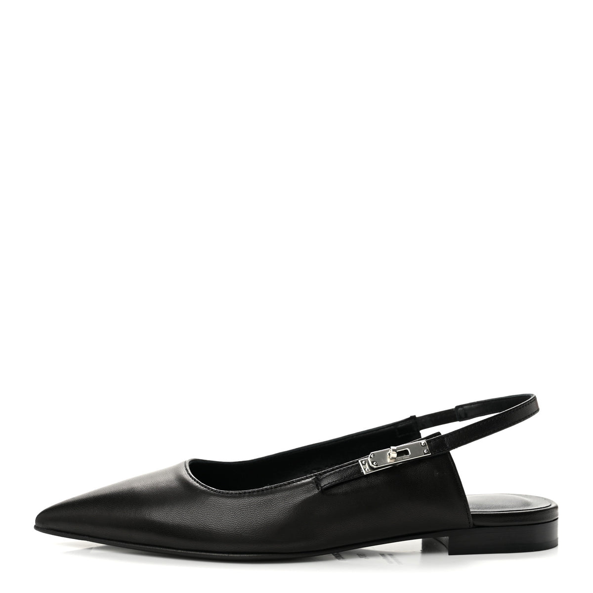 Nappa Lovely Slingback Flats 36.5 Black