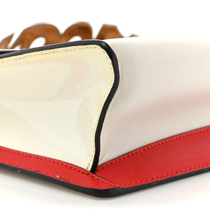 Christian Louboutin Calfskin Broken Glass Loubiblues Disikroul Satchel Latte Bronze 9 of 20