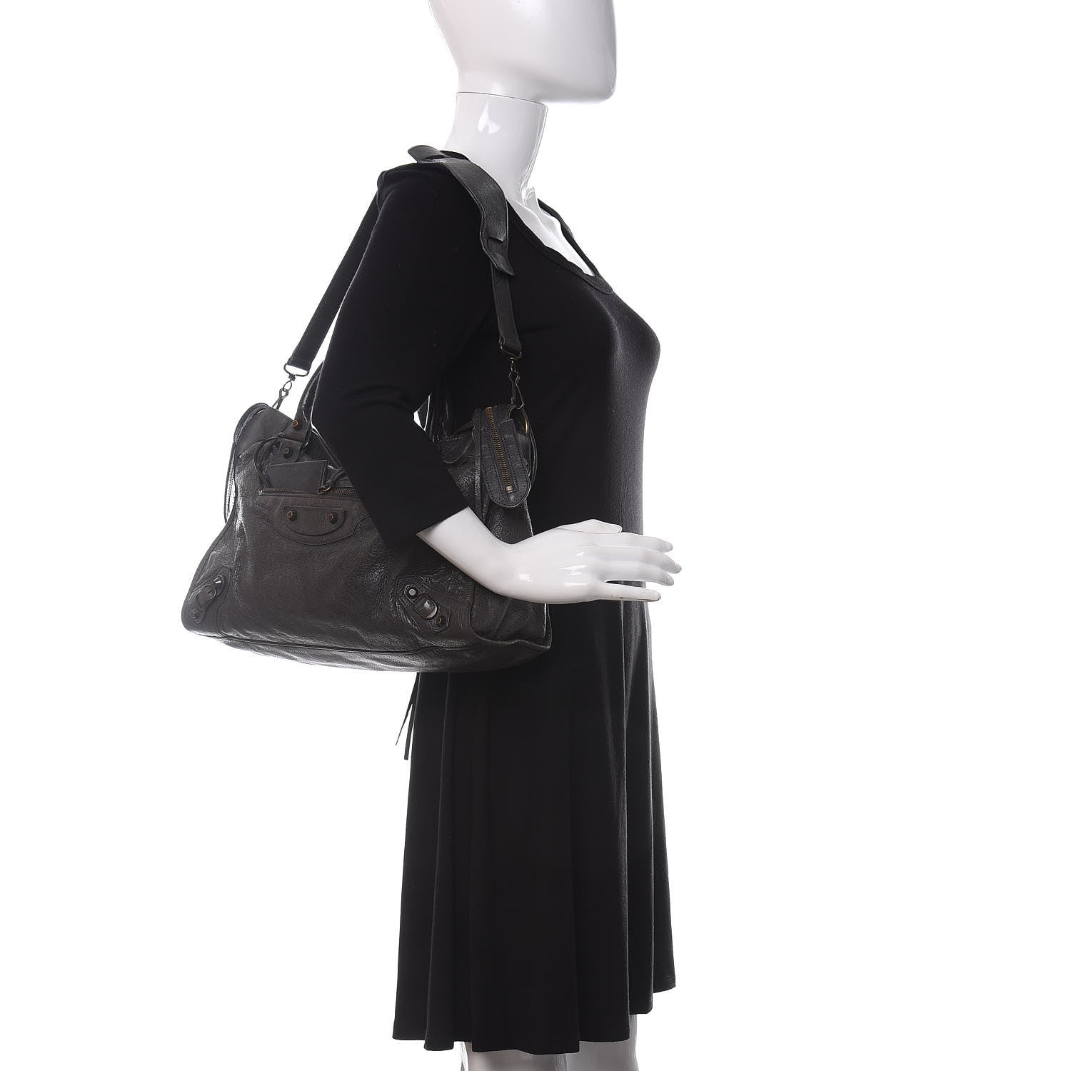 Balenciaga Agneau Classic Hardware City Anthracite 2 of 22