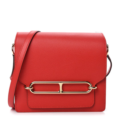 Hermes Evercolor Mini Sac Roulis Rouge De Coeur 1 of 11